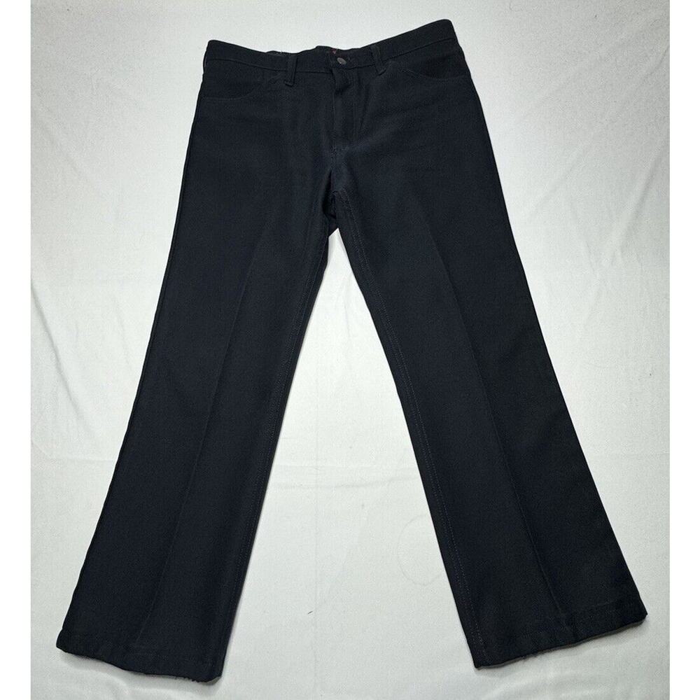 Wrangler Wrancher 82BN Men's Navy Blue Casual Western Pants - Size 35x27*